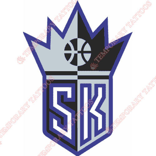 Sacramento Kings Customize Temporary Tattoos Stickers NO.1188